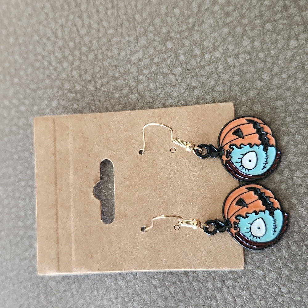 Halloween Pumpkin/ Sally Earrings
